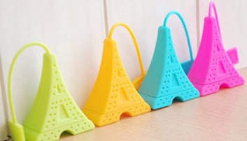 Eiffel Tower silicone tea infuser Export France Carrefour by Hanchuan exclusive design !