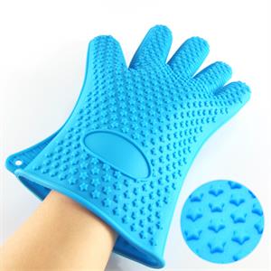 Hanchuan industrial promotes these five fingers silicone glove!