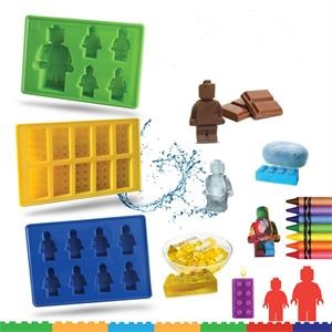 Lego silicone ice tray_set of 3_Especially for Lego Lovers! Lego silicone ice tray_set of 3_Especially for Lego Lovers!