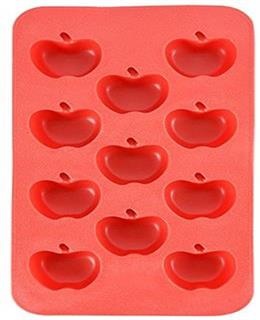 Apple shaped silicone ice tray_ Red silicone novelty gift for you from hanchuan industrial! Apple shaped silicone ice tray_ Red silicone novelty gift for you from hanchuan industrial!