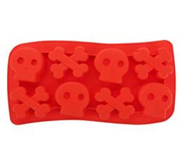 Silicone skeleton ice tray help you make skull human skeleton shape ice cubes.