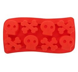 Silicone skeleton ice tray help you make skull human skeleton shape ice cubes.