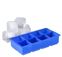 FDA silicone ice tray huge cube keeps drinks cold for hours.