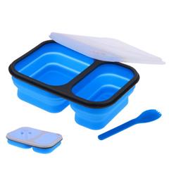 Hanchuan industrial newly recommend foldable silicone lunch box