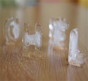 Could silicone letters ice cube tray molds be used to make cake or chocolate?