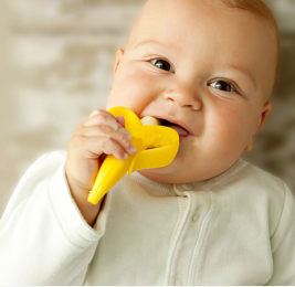 The baby's chew stick is worthy of the secret!