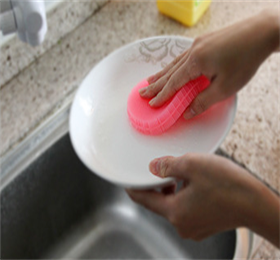 Is the silicone dishwashing brush harmful?