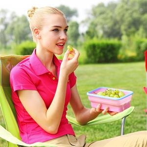 The instructions for using silicone lunch box that pictures with the truth! The instructions for using silicone lunch box that pictures with the truth!