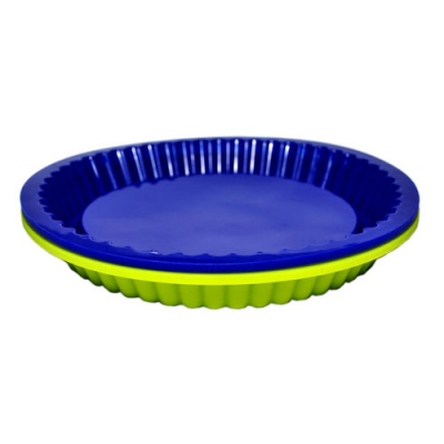 Durable silicone cake pan