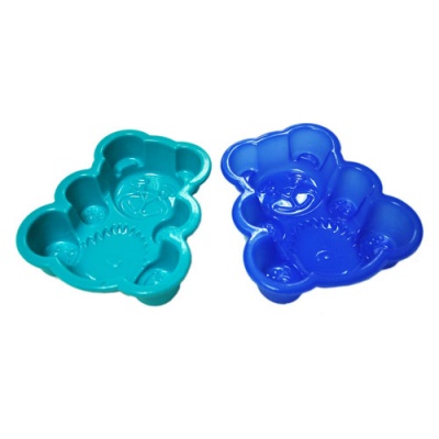 Durable Silicone bakeware with bear shape