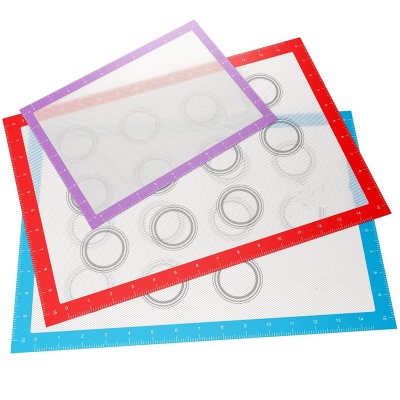 practical novel design non-stick silicone fiberglass baking mat
