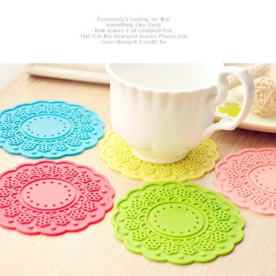 fashion silicone cup mat