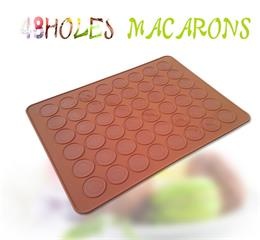 48 holes macaron silicone pot mat