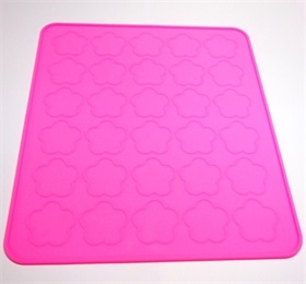 silicone 30 flowers macaron baking mat 