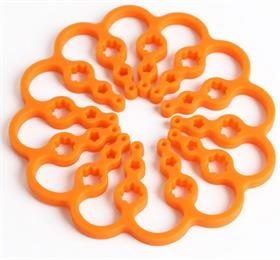 circle decorative silicone dining table mats