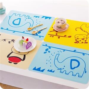 multi colors silicone waterproof placemat