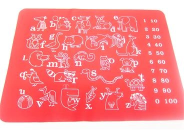 BPA free wholesale custom printing silicone placemat