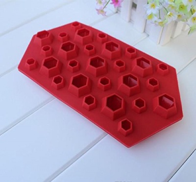 3d diamonds cool silicone ice cube tray