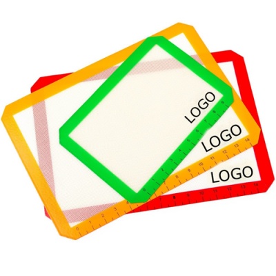 silicone non stick custom logo baking mats with 3 pack