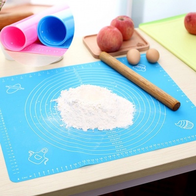 pastry rolling mat with measurement siliconebaking mat