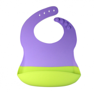 waterproof baby silicone feeding bib