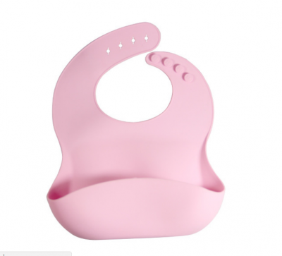 baby silicone bib with pocket for mealtime bibs
