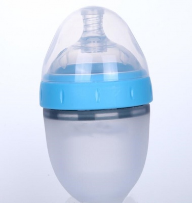 hot selling 250ml BPA free medical silicone baby feeding bottle