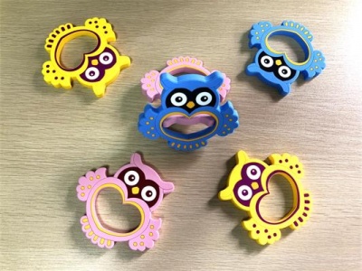 new design silicone owl teething toys