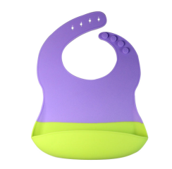 eco-friendly waterproof adjustable silicone baby bib