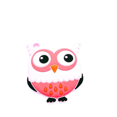 food grade silicone baby teether in owl shape