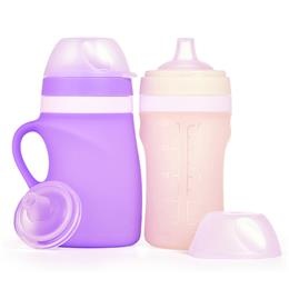 China factory eco-friendly silicone feeding baby bottle