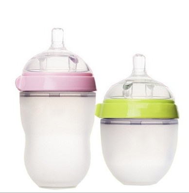 baby fda approved siliconefeeding bottle