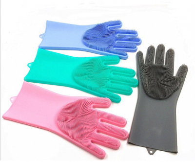 2019 USSE new trend silicone magic dishwashing washing Oven Gloves