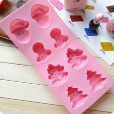 Christmas silicone ice tray