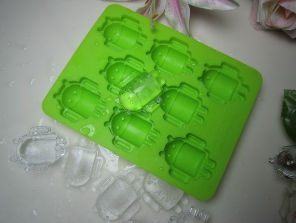 android elf silicone ice cube tray