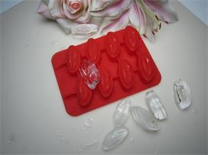 design of lips silicone ice cube tray