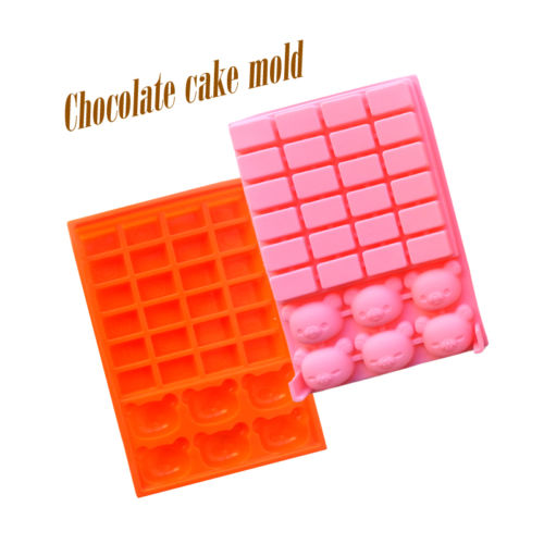 Bear silicone chocolate molds 