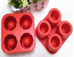 four holes silicone ice cup