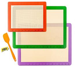 non-stick silicone baking mat with fiberglass