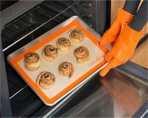 twill silicone baking mat with fiberglass