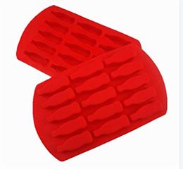 Bottle shape silicone ice mold