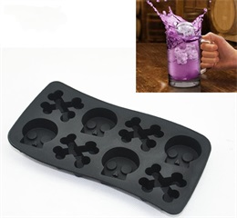 silicone skeleton ice tray