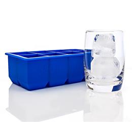 silicone square ice cube tray