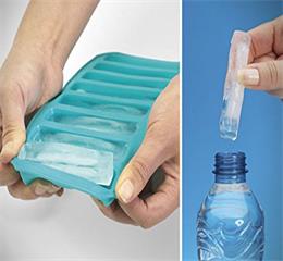 silicone water bottle ice cube tray