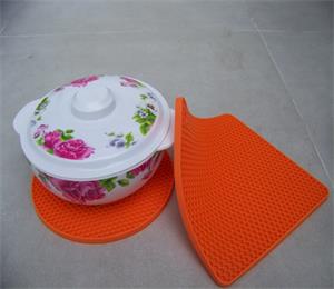 hot sales round silicone pot mat