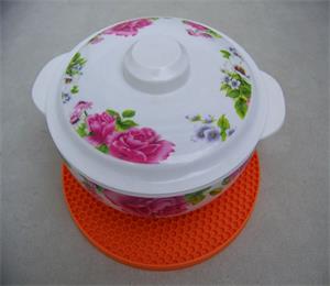 hot sales round silicone pot mat