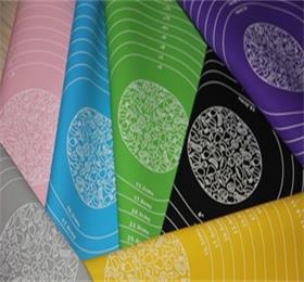 latest fashion silicone mat with custom printing