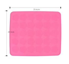 silicone 30 flowers macaron baking mat 