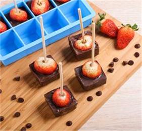 square silicone ice cube tray