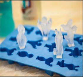 silicone ice cube tray